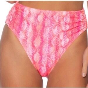 Isabella Rose Vienna Pink High‎ Waisted Bottoms Size Medium